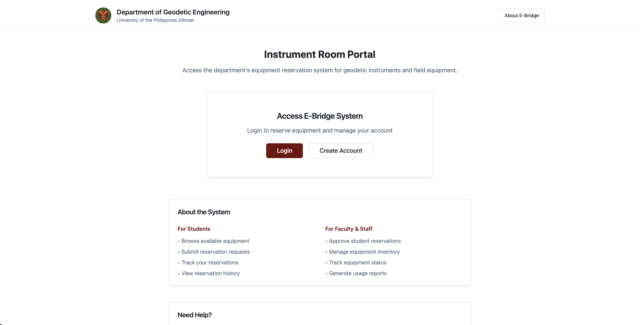 E-Bridge Equipment Management